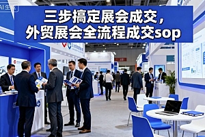 三步搞定展会成交,外贸展会全流程成交sop