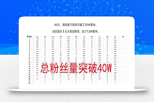 倪叶明·蓝海公众号矩阵项目训练营，0粉冷启动，公众号矩阵账号粉丝突破30w