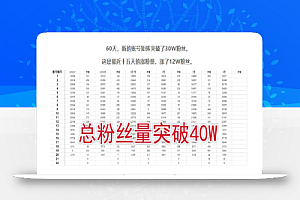倪叶明·蓝海公众号矩阵项目训练营,0粉冷启动,公众号矩阵账号粉丝突破30w