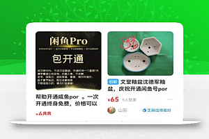 售价488的闲鱼开通PRO教程