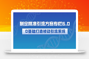 制定精准引流方案专栏6.0:0基础打造被动引流系统(价值1380元)