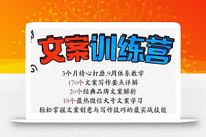 馒头商学院龙小天·《文案训练营》全面系统解决文案写作难题!