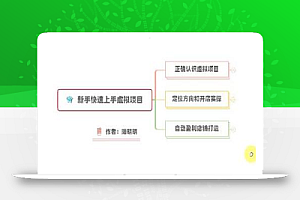 新手如何操作虚拟项目?从0打造月入上万店铺技术【视频课程】