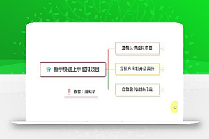 新手如何操作虚拟项目？从0打造月入上万店铺技术【视频课程】