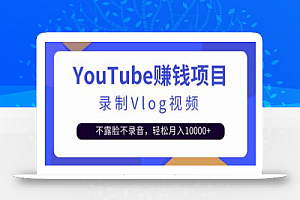录制Vlog视频发布到Youtube，不露脸不录音，轻松月入10000+【视频教程】