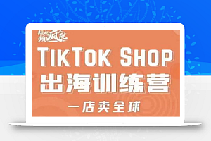 疯人院:TikTok Shop出海训练营(一店卖全球),出海抢占全球新流量