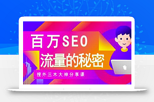 SEO实操培训:玩转百万SEO流量,助力站长快速提升流量(搜外三木大神分享课)