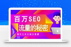 SEO实操培训：玩转百万SEO流量，助力站长快速提升流量（搜外三木大神分享课）