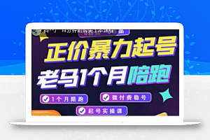 老马电商·正价暴力起号,0粉丝0作品起号实操,微付费稳号(价值1980元)