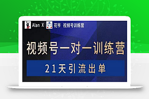 花爷×Alan×figo视频号训练营,带货,涨粉,直播,游戏,四大变现新方向,21天引流出单