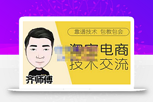 齐师傅电商·淘宝电商技术VIP,全网最先进的技术和玩法,价值1599元