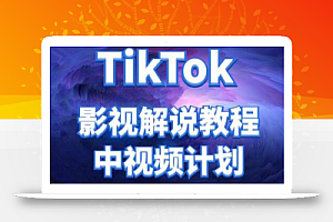 外面收费2980元的TikTok影视解说、中视频教程，比国内的中视频计划收益高很多