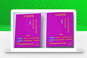 《引流神器》–上下册理论+实战一次性学会引流的核心秘诀,价值10万的流量思维