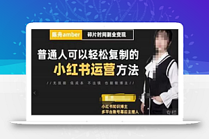 陈舟·小红书训练营(第十一期),普通人可以轻松复制的小红书运营方法(全套文档资料)