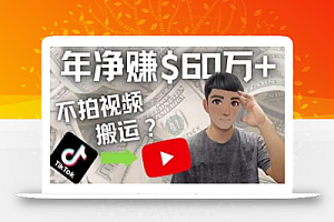 Youtube赚钱：搬运国内视频Youtube赚钱$60万+（实操教程）