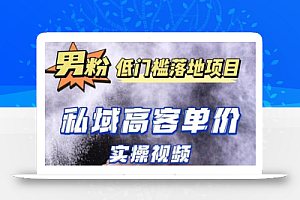 最新超耐造男粉项目实操教程,抖音快手短视频引流到私域自动成交,单人单号单日变现1000+