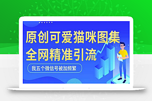 黑科技纯原创可爱猫咪图片,全网精准引流,实操5个VX号被加频繁