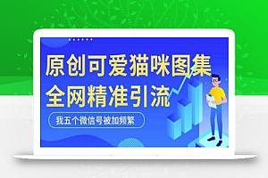 黑科技纯原创可爱猫咪图片，全网精准引流，实操5个VX号被加频繁