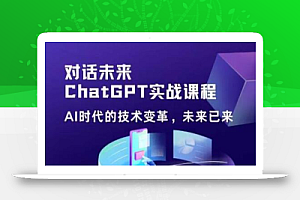 黄小发·Chat GPT初阶实战课,AI时代技术变革,未来已来,提高工作效率和未来竞争力