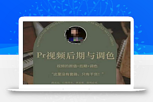 Pr视频后期与调色,视频颜值=后期+调色,这里没有套路,只有干货!