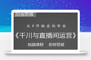 阳光哥·千川图文与直播间运营，从0开始走向专业，包含千川短视频图文、千川直播间、小店随心推