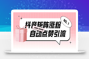 外面收费3988斗音矩阵涨粉挂机项目,自动化操作【软件+视频教程】