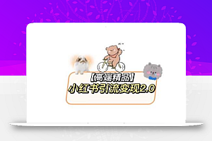 小红书最新引流变现教程,全网最新最详细的视频教程以及素材