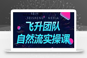 飞升团队课程自然流实操课,抖音半无人起号主播间搭建教学
