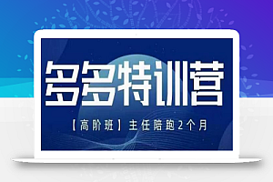 纪主任·5月最新多多特训营高阶班,玩法落地实操,多多全掌握
