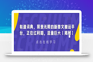 有道词典，前景无限的新图文搬运平台，正在红利期，流量巨大