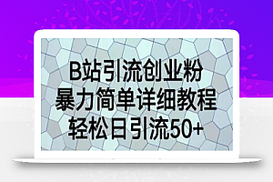 B站引流创业粉,暴力简单详细教程,轻松日引流50+