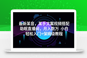 最新抖音快手文案视频搭配助眠直播间,月入数万,小白轻松入门+保姆级教程
