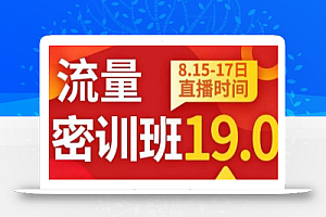 秋秋线上流量密训班19.0,打通流量关卡,线上也能实战流量破局