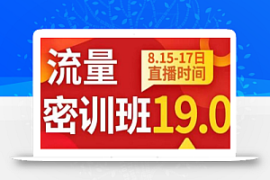 秋秋线上流量密训班19.0，打通流量关卡，线上也能实战流量破局