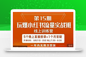 辛言玩爆小红书流量实战班，小红书种草是内容营销的重要流量入口