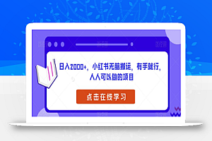 日入2000+,小红书无脑搬运,有手就行,人人可以做的项目