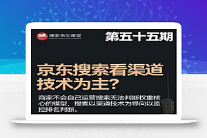 搜索书生·京东店长POP班【第55期】，京东搜推与爆款打造技巧，站内外广告高ROI投放打法