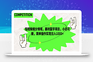 短视频细分领域,暴利国学项目,小白可做,简单操作实现日入1000+