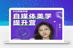 自媒体美学提升营,手把手带你提升品牌审美,做一个有调性的博主