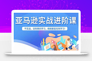 亚马逊FBA运营进阶课,不实战,没效果的学习,统统都是无效学习
