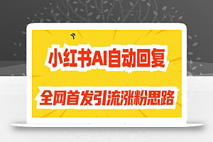 小红书AI自动回复,全网首发引流涨粉思路