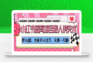 小红书蓝海项目路人消失术,帮人p图,也能月入过万,实测一天300+