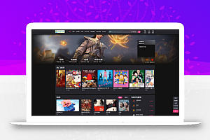 2023全新仿短视影视模版源码 PC+H5自适应 明暗双皮肤 苹果CMS系统