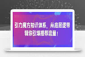 引力魔方知识体系,从底层逻带辑你引爆荐推流量!