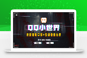 【全网首发】QQ小世界_Q群挂载教程+引流思路分析