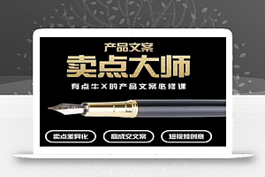 【无水印】产品文案【卖点大师】高转化电商,有点牛X的产品文案必修课