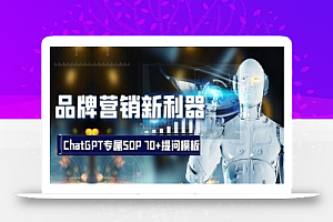 品牌营销新利器:ChatGPT专属SOP,70+提问模板【文档】