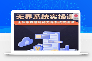 老衲·无界系统实操课,全体系落地无界改版后选择、出价、高投产做付费引流