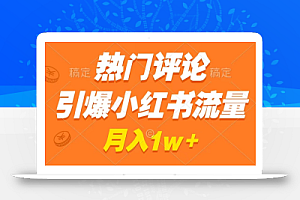 热门评论引爆小红书流量,作品制作简单,广告接到手软,月入过万不是梦