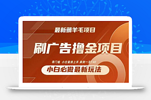 2024最新小白必撸项目,刷广告撸金最新玩法,亲测一天140